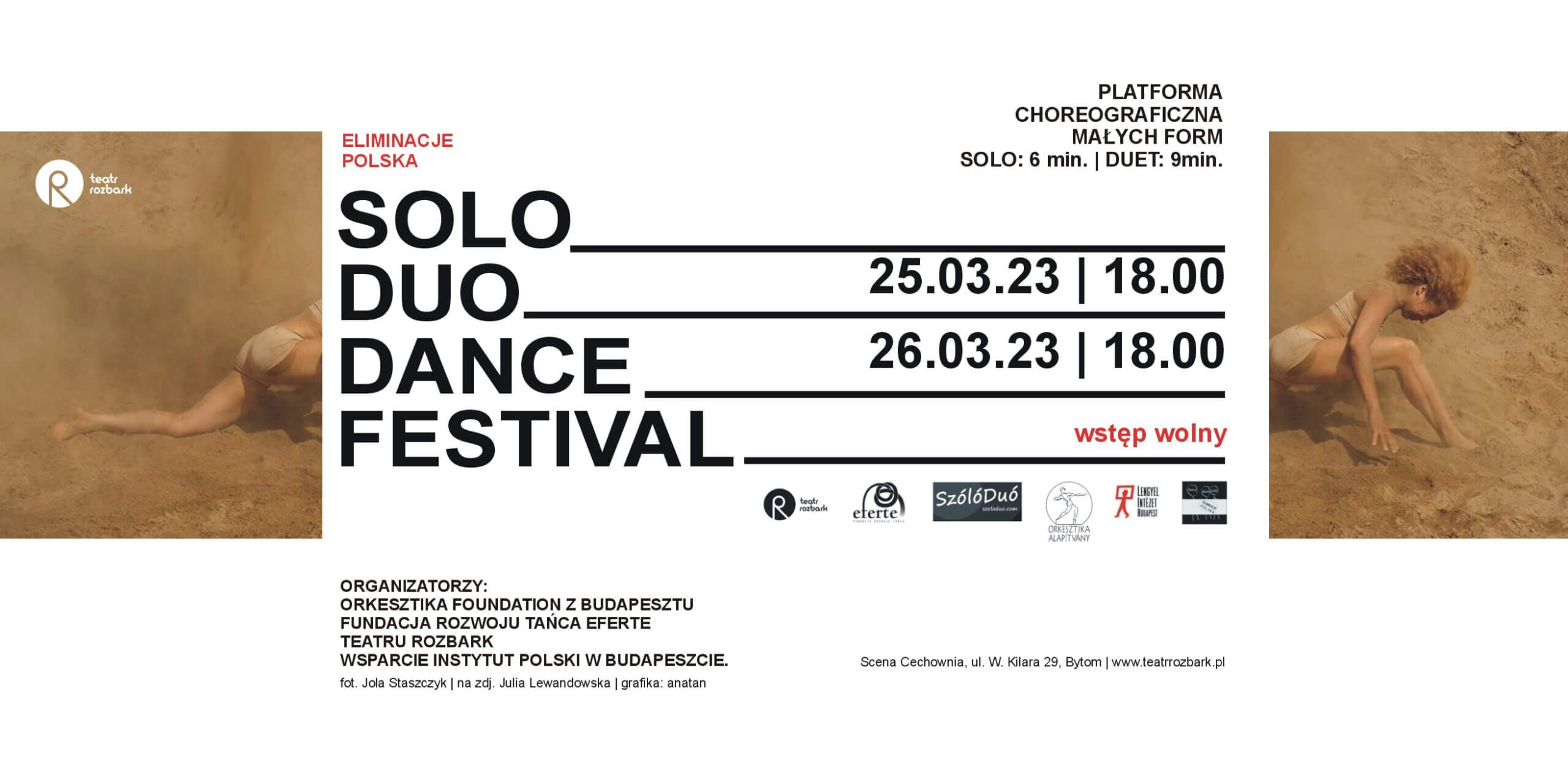 Informacja dotycząca eliminacji do Solo Duo Dance Festiwal