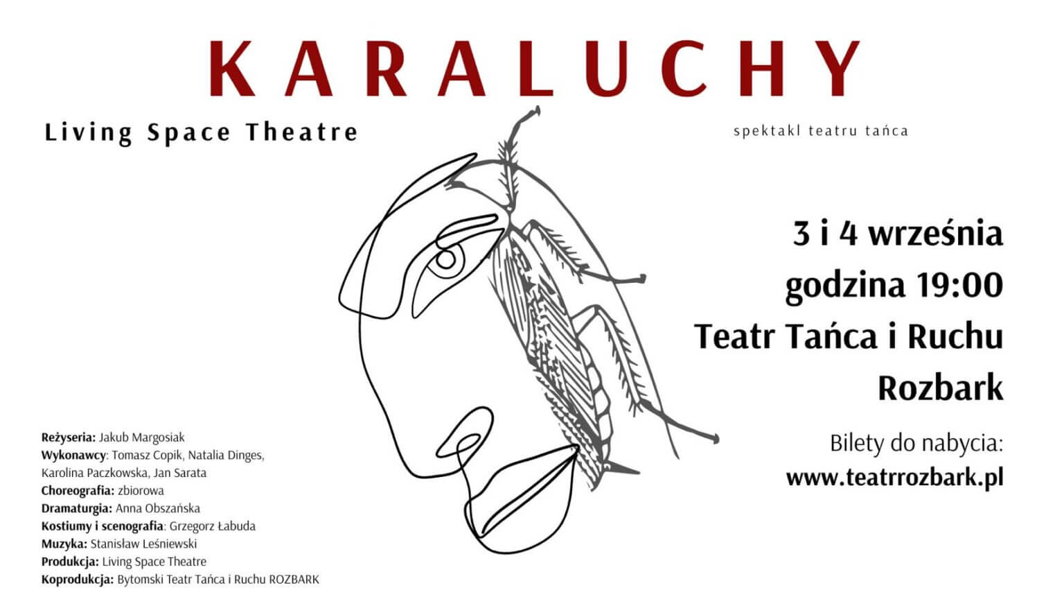 Karaluchy Premiera Spektaklu Living Space Theatre Teatr Rozbark 4946