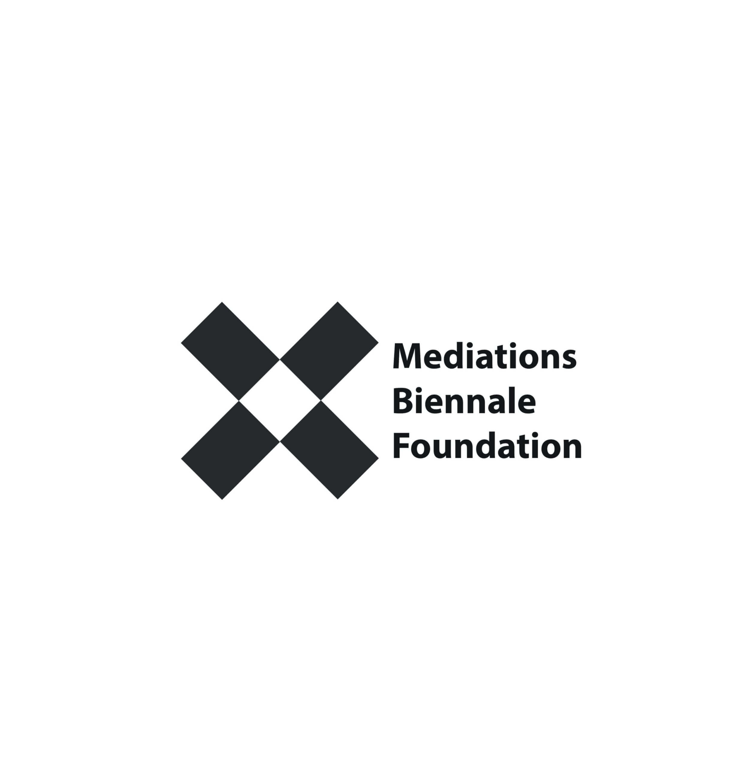 Logotyp Mediations Biennale Foundation